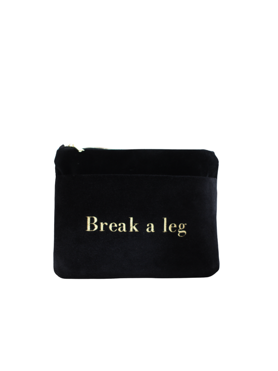 PREORDER Gold "Break a leg" bag (with loops)