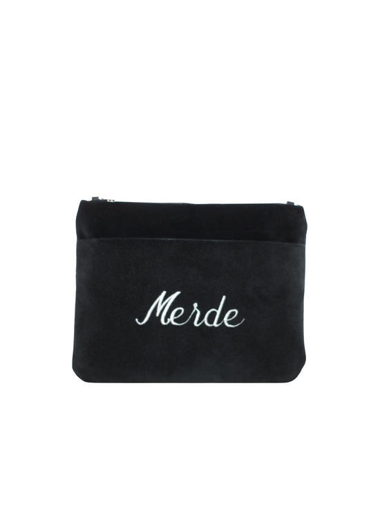 "Merde" Bag (with loops)