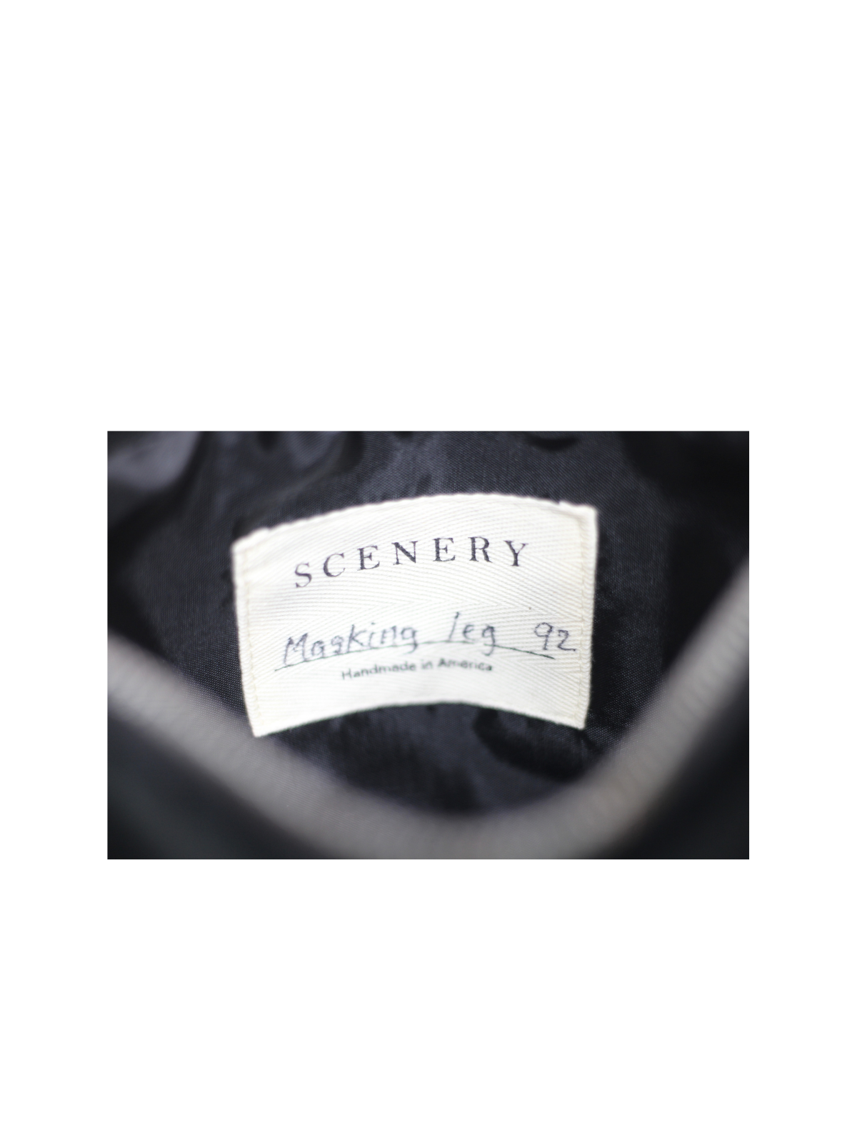 Silver "Break a leg" bag (with loops)