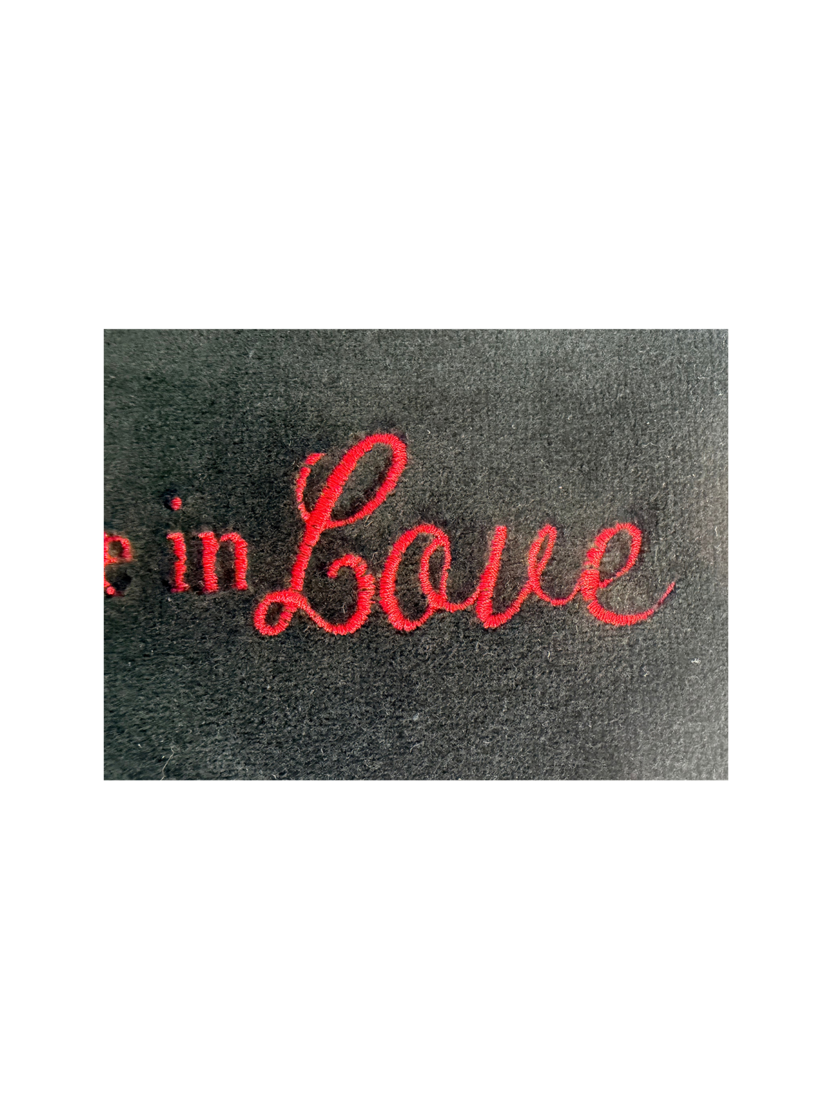 "Measure in love" bag with loops - Imperfect Final Sale