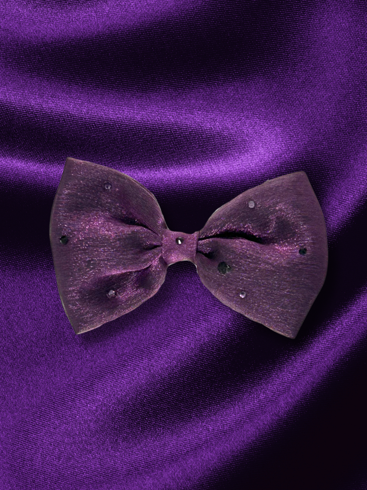 Purple Organza, Broadway Costume Bow