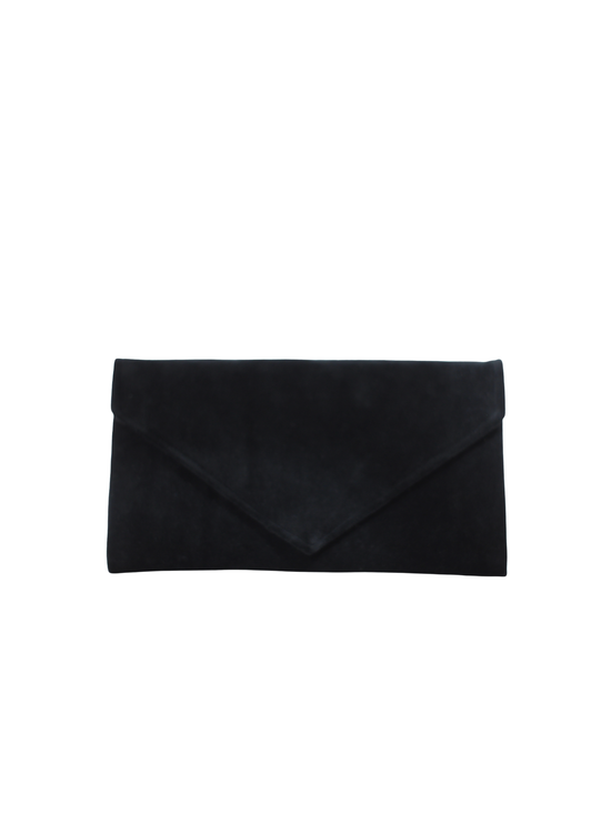Black Masking Leg Envelope Clutch