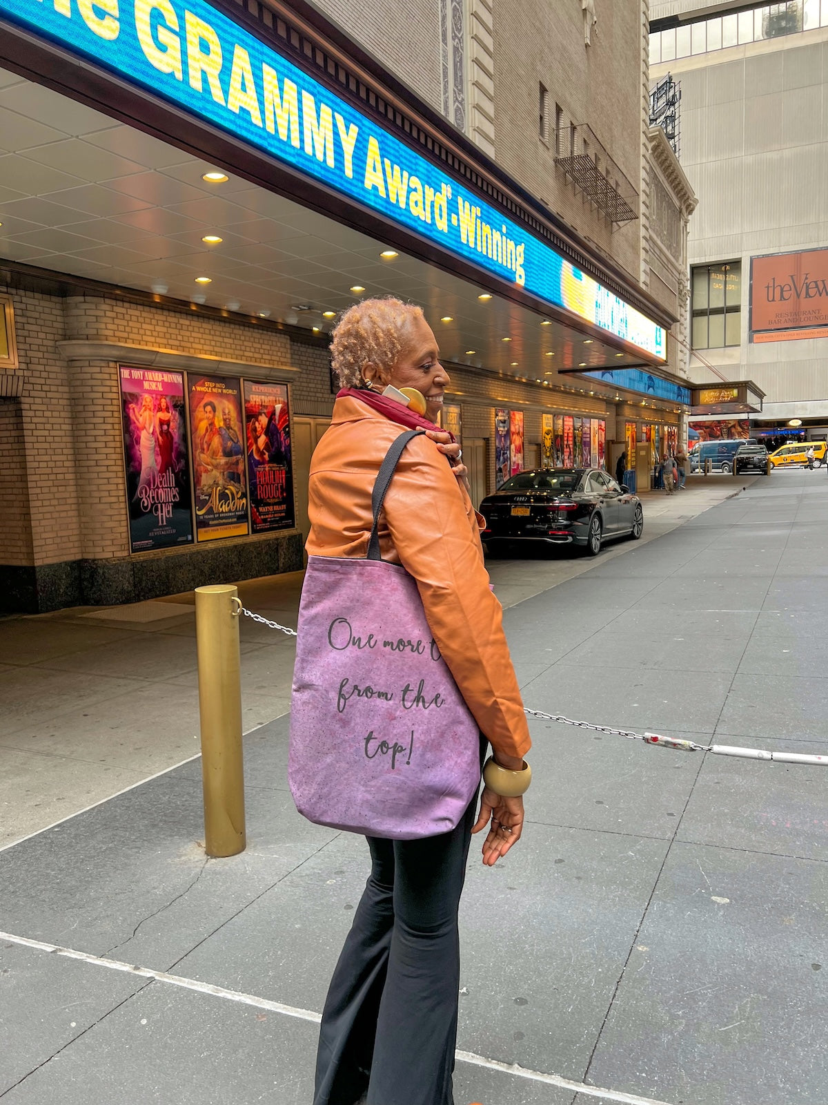 "One more time from the top" New York, New York Teacher Tote (Broadway)