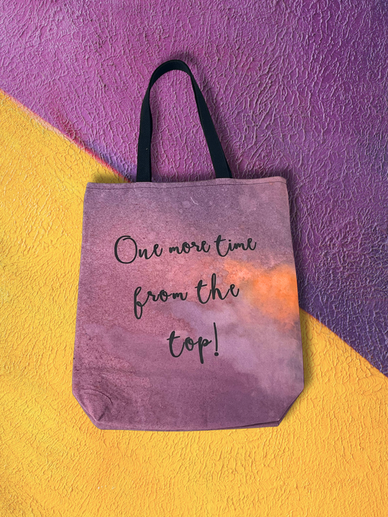 "One more time from the top" New York, New York Teacher Tote (Broadway)