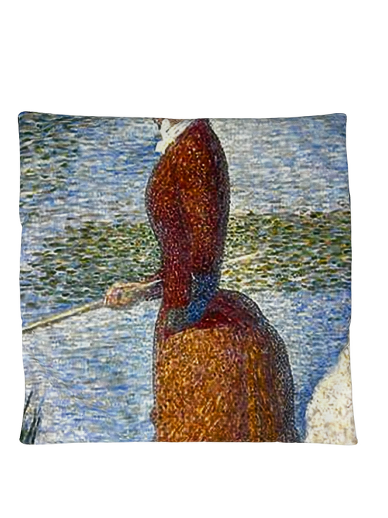 "Woman Fishing" Sunday in the Park with George, Pillow
