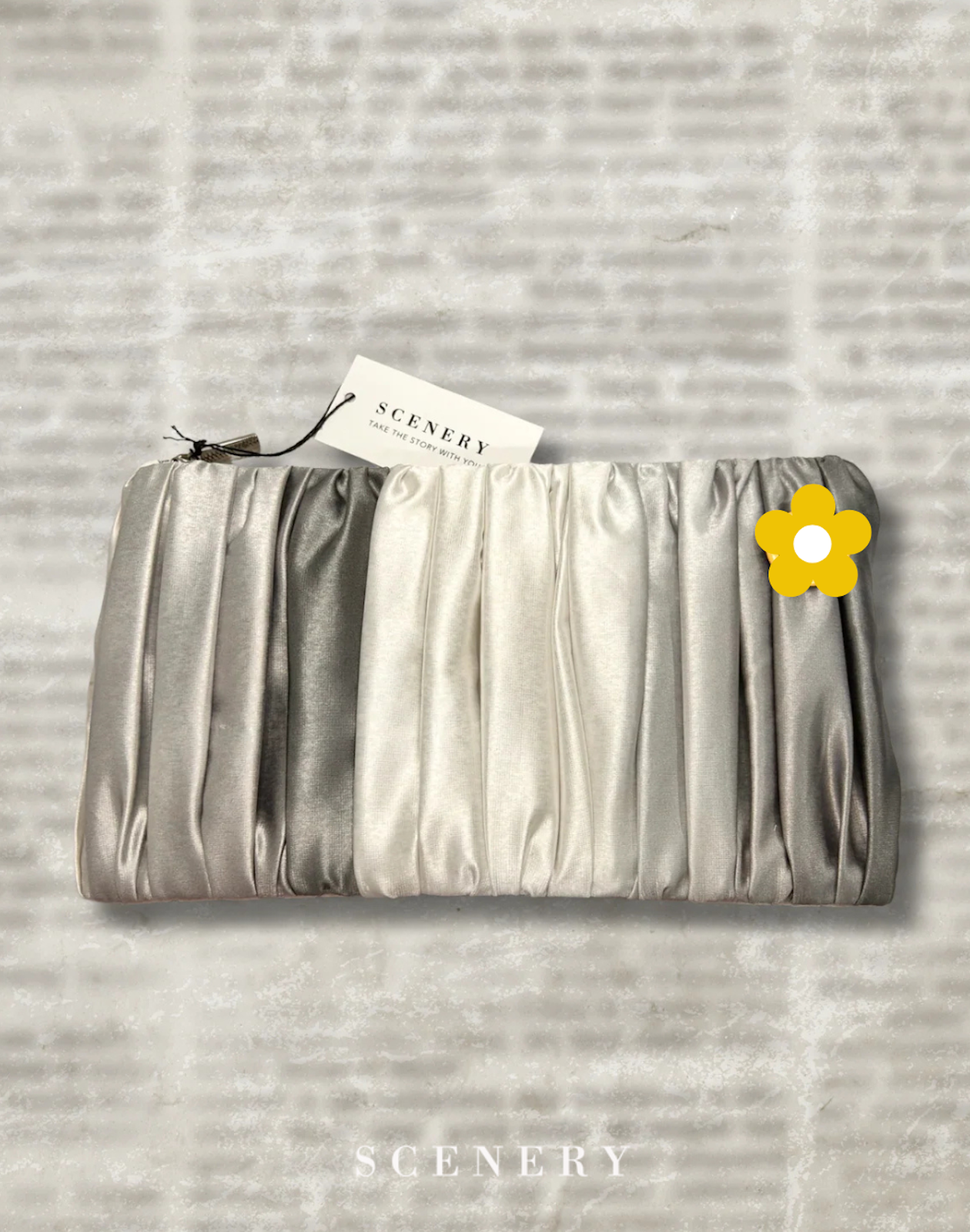 Suffs Rouched Bag (with loops) - Scenery