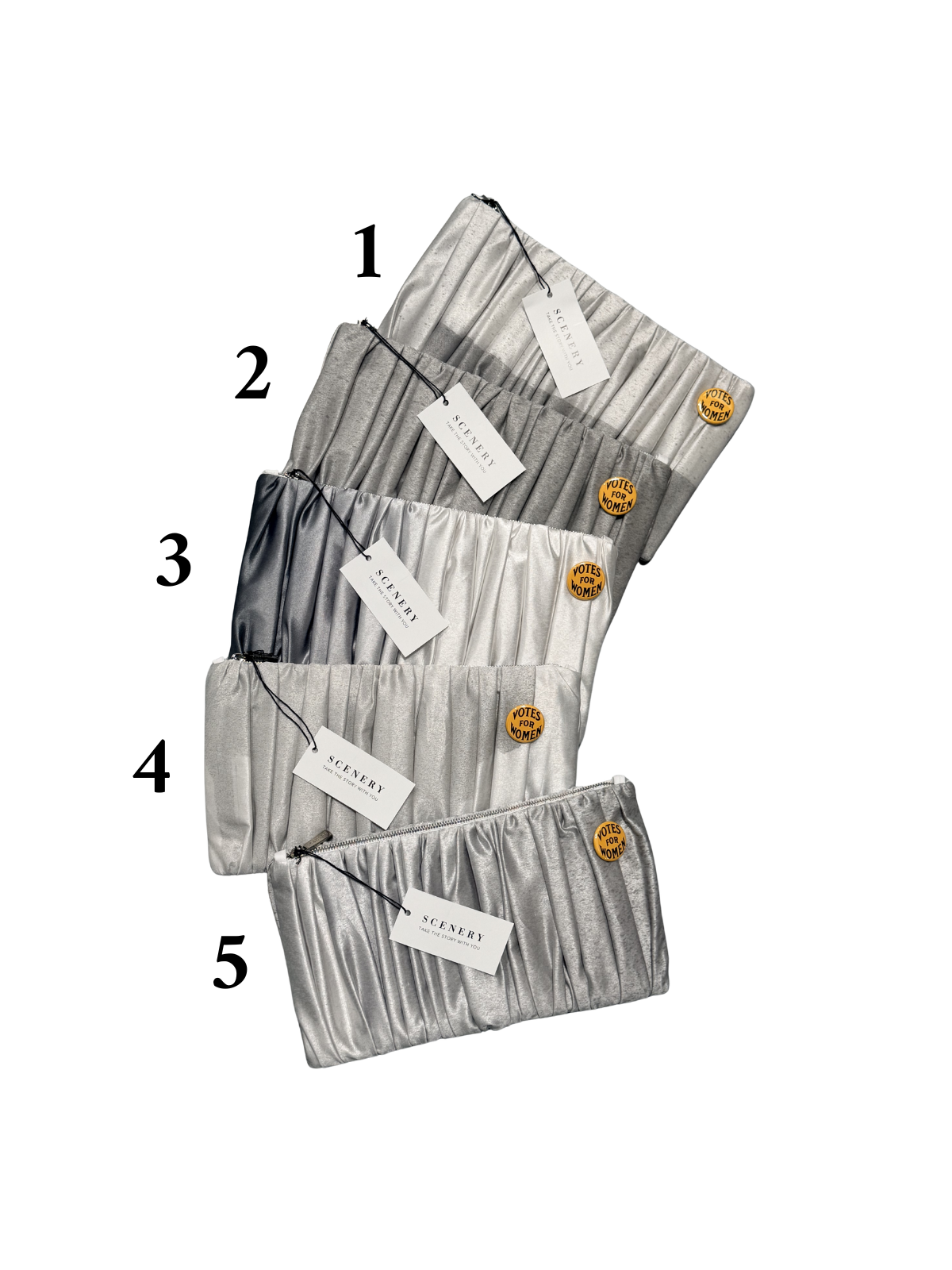 Suffs Rouched Bag (with loops)