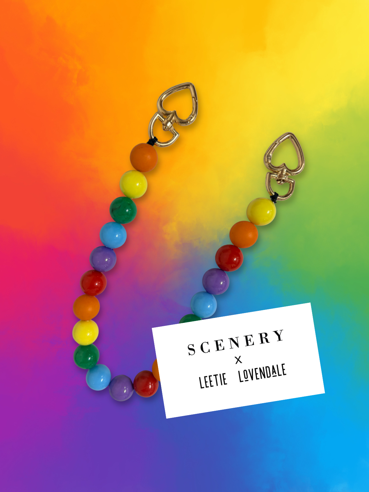 Rainbow Bead Strap: Scenery x Leetie Lovendale