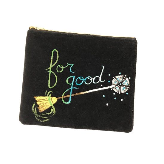 Hand Painted "For Good" Bag - Scenery