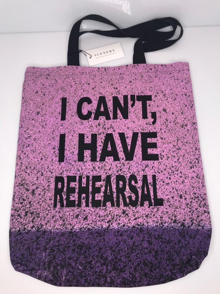 "Rehearsal" Tote - Pink - Scenery