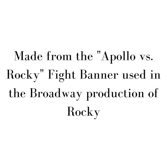 Rocky on Broadway - Fight Banner - Scenery