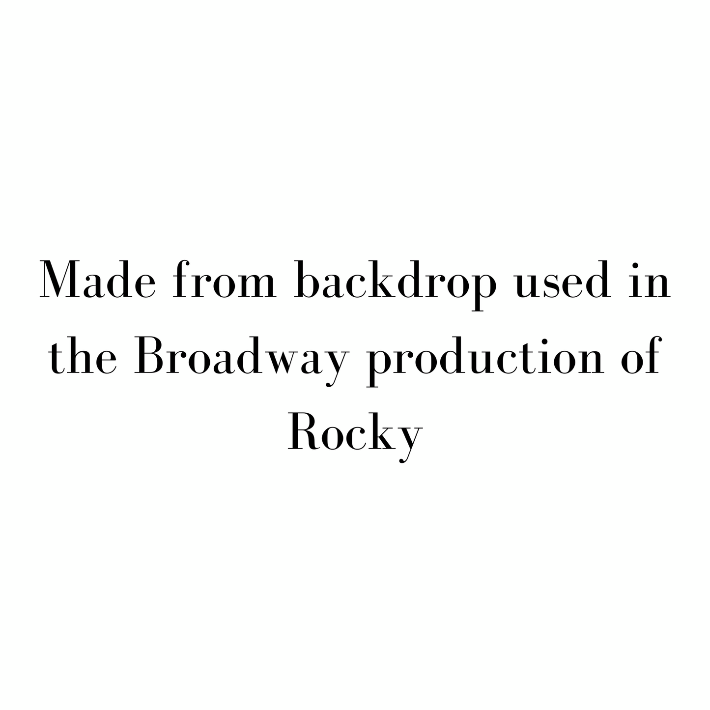 Rocky Broadway - White - Scenery